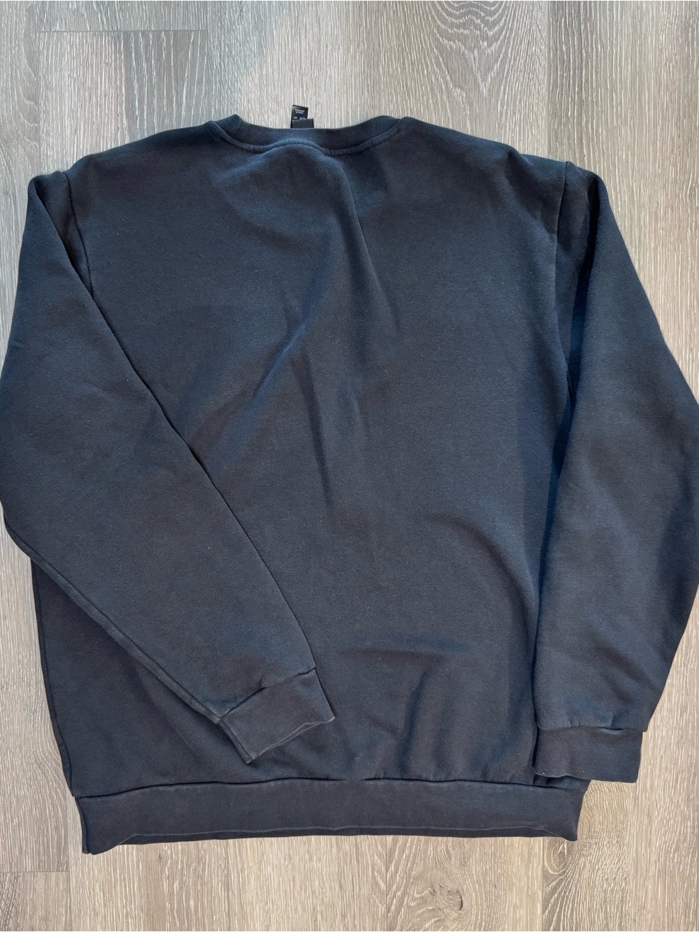 adidas Men’s Essential’s Black Logo Crewneck Sweater - Picture 3 of 6